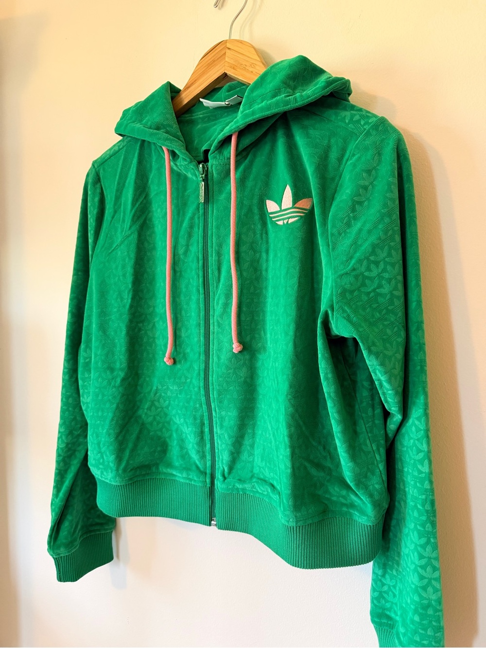 Adidas ADICOLOR HERITAGE NOW VELOUR ZIP HOODIE - Picture 7 of 12